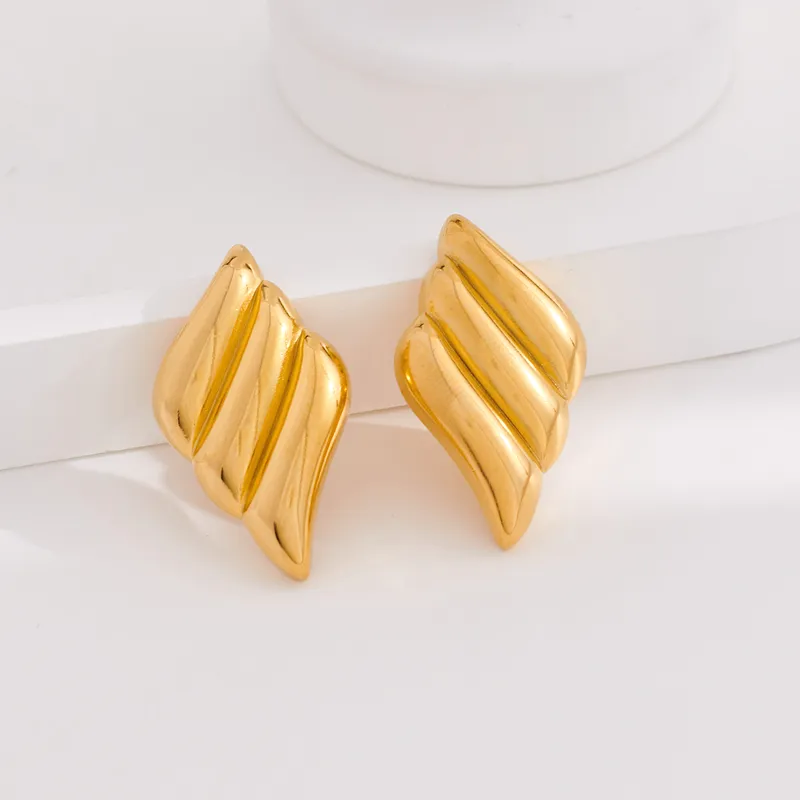 Gold Plated Vintage Statement Earrings