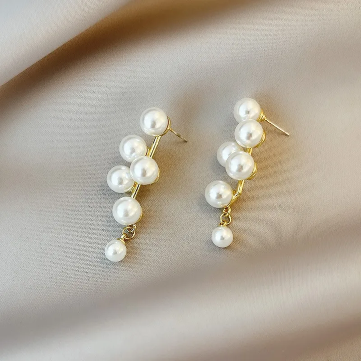Vintage Pearl Dangle Earrings